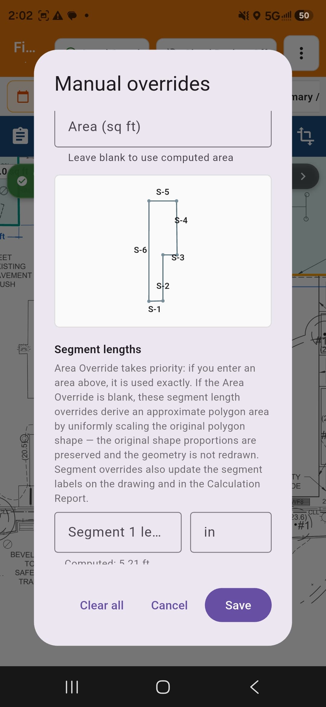 Manual overrides